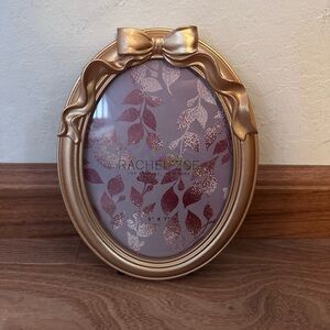 Rachel Zoe Gold Bow Picture Frame 5X7 - Brand New
